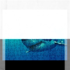 Great White Shark 1 Rectangular Jigsaw Puzzl by trendistuff