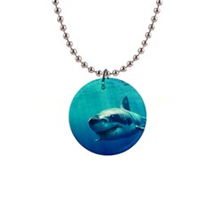 Great White Shark 1 Button Necklaces by trendistuff