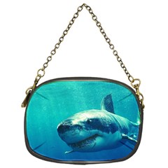 Great White Shark 1 Chain Purses (one Side)  by trendistuff