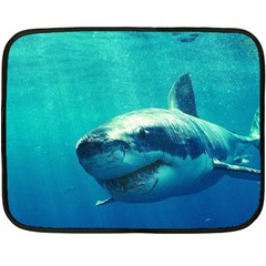 Great White Shark 1 Fleece Blanket (mini)