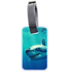 Great White Shark 1 Luggage Tags (two Sides) by trendistuff