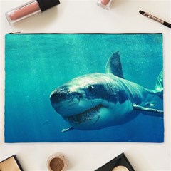 Great White Shark 1 Cosmetic Bag (xxl)  by trendistuff