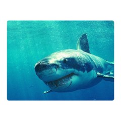 Great White Shark 1 Double Sided Flano Blanket (mini) 