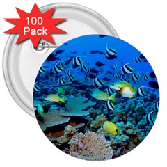 Fr Frigate Shoals 3  Buttons (100 Pack)  by trendistuff