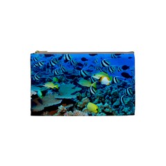 Fr Frigate Shoals Cosmetic Bag (small)  by trendistuff