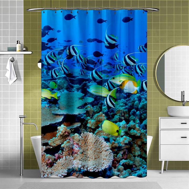 FR FRIGATE SHOALS Shower Curtain 48  x 72  (Small) 