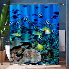 Fr Frigate Shoals Shower Curtain 60  X 72  (medium)  by trendistuff