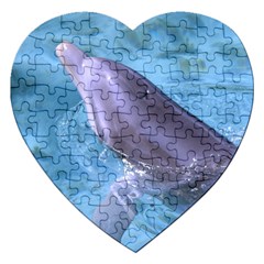 Dolphin 2 Jigsaw Puzzle (heart) by trendistuff