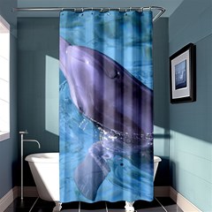 Dolphin 2 Shower Curtain 36  X 72  (stall) 