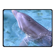 Dolphin 2 Double Sided Fleece Blanket (small) 