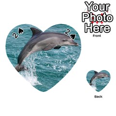 Dolphin Playing Cards 54 (heart)  by trendistuff