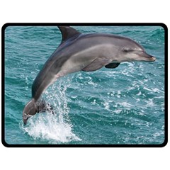 Dolphin Double Sided Fleece Blanket (large) 