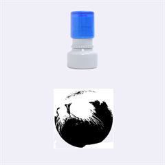 Cute Sea Lion Rubber Round Stamps (small) by trendistuff