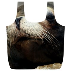 Cute Sea Lion Full Print Recycle Bags (l) 