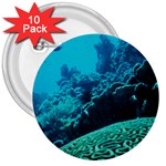 CORAL REEFS 2 3  Buttons (10 pack) 