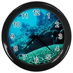 CORAL REEFS 2 Wall Clocks (Black)