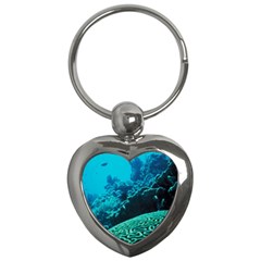 Coral Reefs 2 Key Chains (heart)  by trendistuff