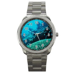 Coral Reefs 2 Sport Metal Watches by trendistuff