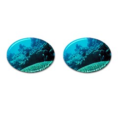 Coral Reefs 2 Cufflinks (oval) by trendistuff