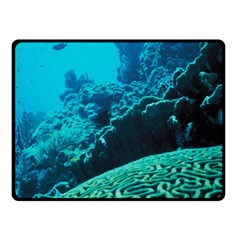 Coral Reefs 2 Double Sided Fleece Blanket (small) 