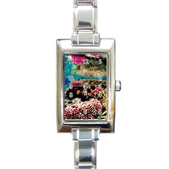 Coral Reefs 1 Rectangle Italian Charm Watches by trendistuff