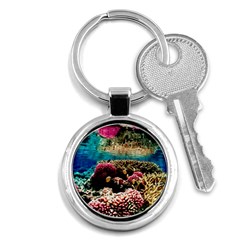 Coral Reefs 1 Key Chains (round)  by trendistuff