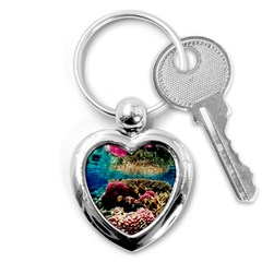 Coral Reefs 1 Key Chains (heart)  by trendistuff