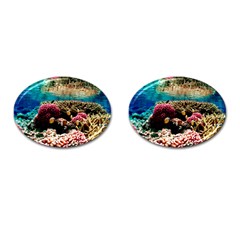 Coral Reefs 1 Cufflinks (oval) by trendistuff