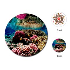 Coral Reefs 1 Playing Cards (round) 