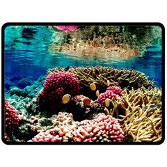 Coral Reefs 1 Fleece Blanket (large) 