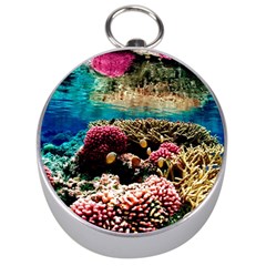 Coral Reefs 1 Silver Compasses by trendistuff