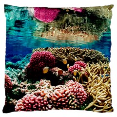 Coral Reefs 1 Standard Flano Cushion Cases (one Side)  by trendistuff