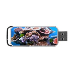 Coral Outcrop 2 Portable Usb Flash (one Side)