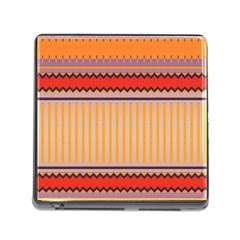 Stripes And Chevrons			memory Card Reader (square) by LalyLauraFLM