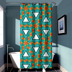 Triangles And Other Shapes Pattern	shower Curtain 36  X 72 