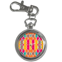 Symmetric Rhombus Design			key Chain Watch by LalyLauraFLM