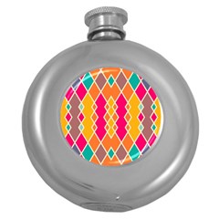 Symmetric Rhombus Design			hip Flask (5 Oz) by LalyLauraFLM