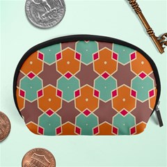 Stars And Honeycombs Pattern Accessory Pouch