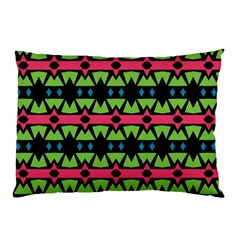 Shapes On A Black Background Pattern			pillow Case