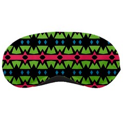 Shapes On A Black Background Pattern			sleeping Mask by LalyLauraFLM