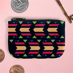 Triangles And Other Shapes 	mini Coin Purse by LalyLauraFLM