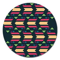 Triangles And Other Shapes			magnet 5  (round) by LalyLauraFLM