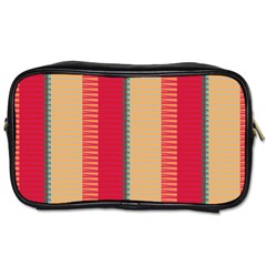 Stripes And Other Shapes Toiletries Bag (two Sides) by LalyLauraFLM