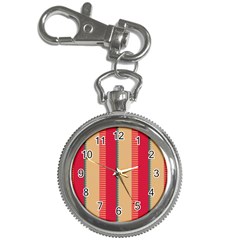 Stripes And Other Shapes			key Chain Watch by LalyLauraFLM