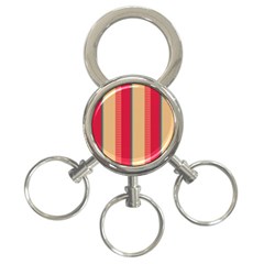 Stripes And Other Shapes			3-ring Key Chain by LalyLauraFLM