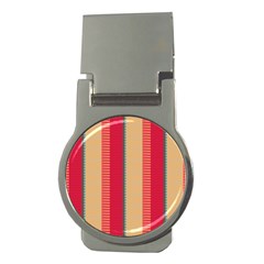 Stripes And Other Shapes			money Clip (round) by LalyLauraFLM