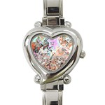 Distortedbeauty Heart Italian Charm Watch Front