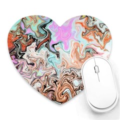 Distortedbeauty Heart Mousepads by digitaldivadesigns