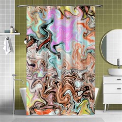 Distortedbeauty Shower Curtain 48  X 72  (small) 