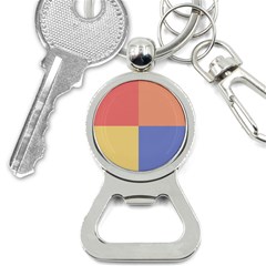 4 Squares			bottle Opener Key Chain by LalyLauraFLM